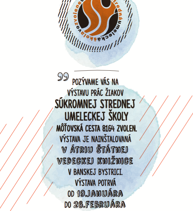 Výstava v átriu Štátnej vedeckej knižnice